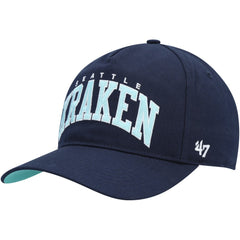 NHL Seattle Kraken '47 Block Arch Hitch Snapback Hat - Deep Sea Blue