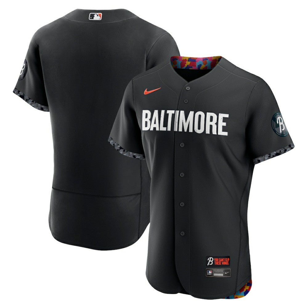 MLB Baltimore Orioles Nike City Connect Authentic Jersey - Black