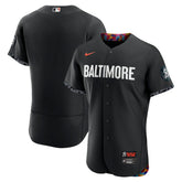 MLB Baltimore Orioles Nike City Connect Authentic Jersey - Black