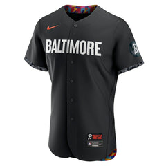 MLB Baltimore Orioles Nike City Connect Authentic Jersey - Black
