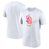 San Diego Padres Nike City Connect Logo T-Shirt - White T-shirts