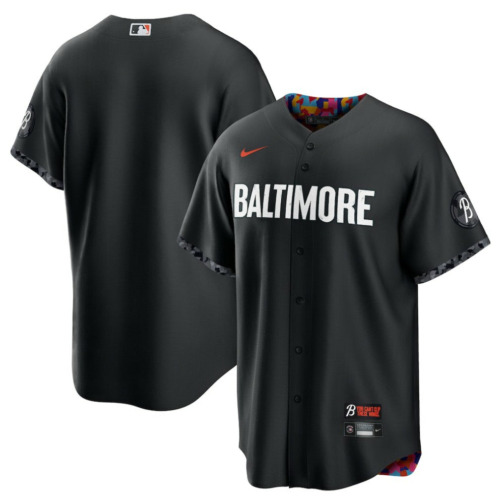 MLB Baltimore Orioles Nike City Connect Replica Jersey - Black
