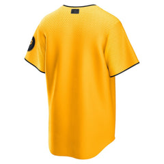 MLB Pittsburgh Pirates Nike City Connect Replica Jersey - Gold