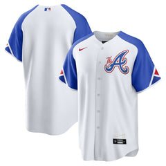 MLB Atlanta Braves Nike 2023 City Connect Replica Jersey - White