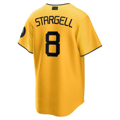 MLB Willie Stargell Pittsburgh Pirates Nike City Connect Replica Player Jersey - Gold