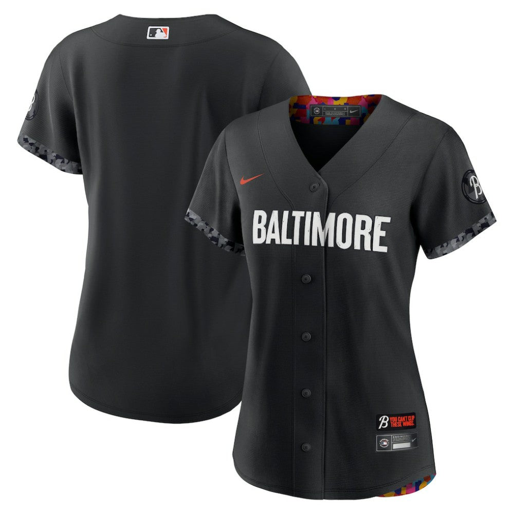 MLB Baltimore Orioles Nike Women's City Connect Replica Jersey - Black