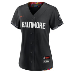MLB Baltimore Orioles Nike Women's City Connect Replica Jersey - Black