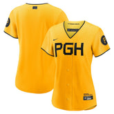 MLB Pittsburgh Pirates Nike Women's City Connect Replica Jersey - Gold