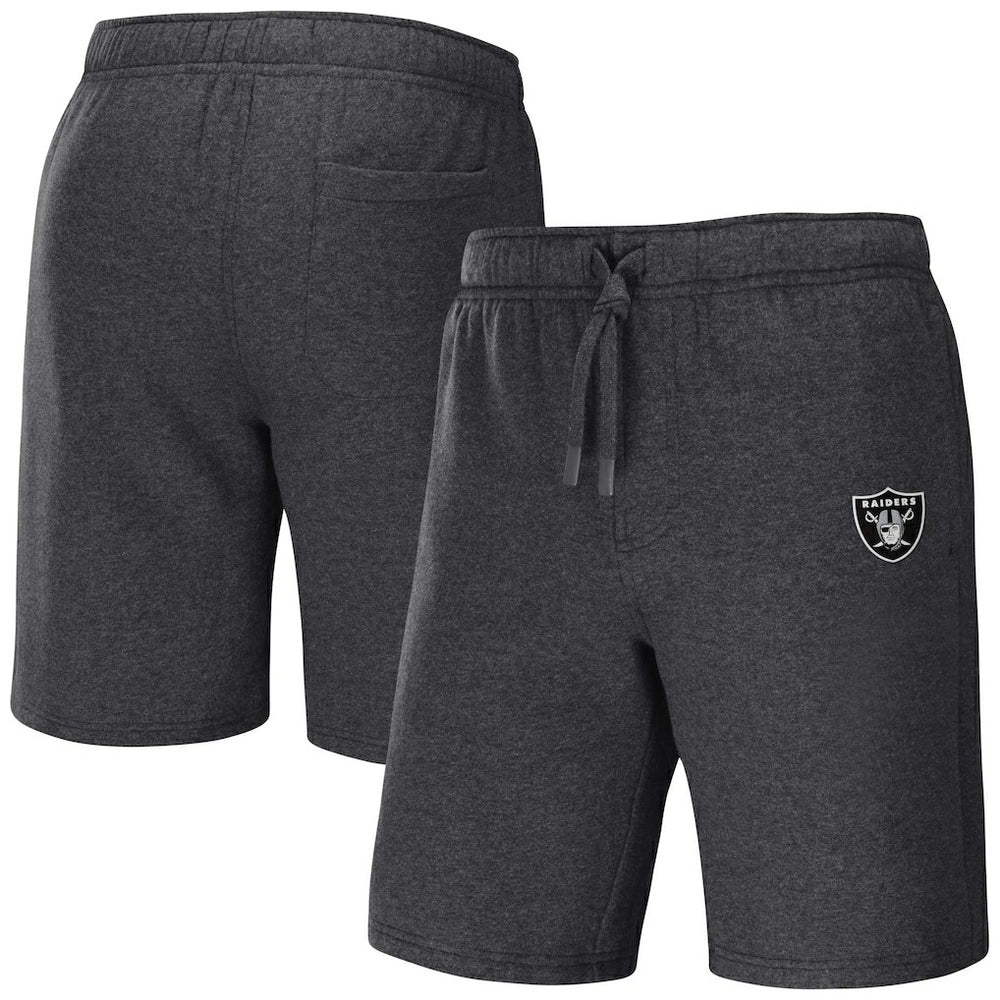 Las Vegas Raiders NFL x Darius Rucker Collection Logo Shorts Heather Charcoal