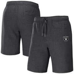 Las Vegas Raiders NFL x Darius Rucker Collection Logo Shorts Heather Charcoal