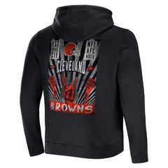 Cleveland Browns NFL x Darius Rucker Collection Rocker Full-Zip Hoodie Black