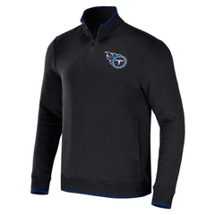Tennessee Titans NFL x Darius Rucker Collection Logo Quarter-Zip Top Black
