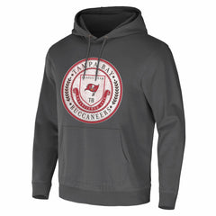 Tampa Bay Buccaneers NFL x Darius Rucker Collection Washed Pullover Hoodie Charcoal
