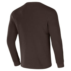 Cleveland Browns NFL x Darius Rucker Collection Long Sleeve Thermal T-Shirt Brown
