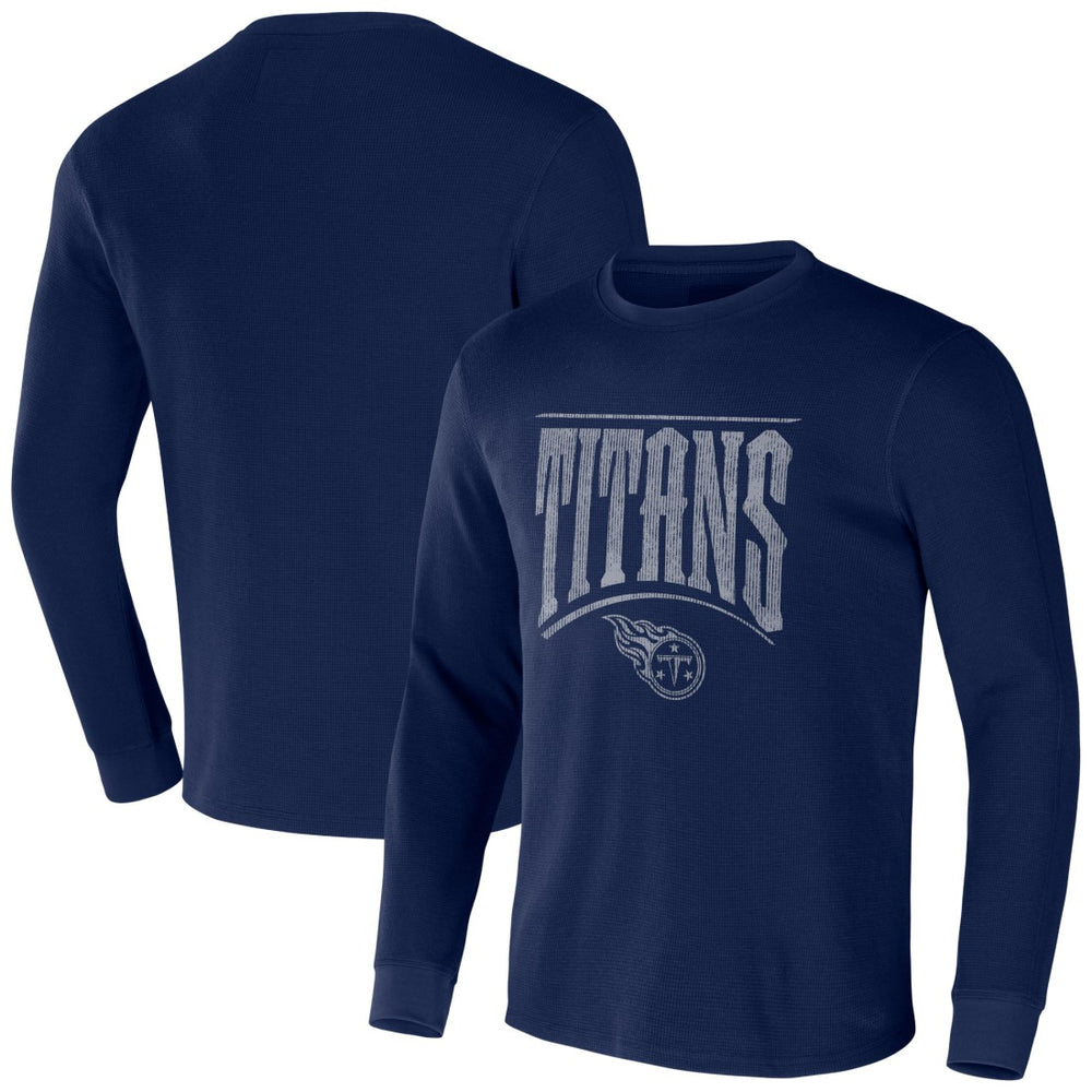 Tennessee Titans NFL x Darius Rucker Collection Long Sleeve Thermal T-Shirt Navy