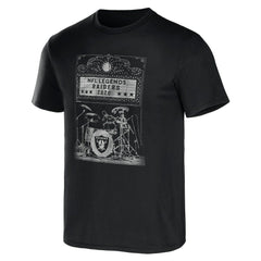 Las Vegas Raiders NFL x Darius Rucker Collection Band T-Shirt Black