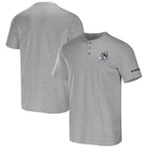 Dallas Cowboys NFL x Darius Rucker Collection Henley T-Shirt Heather Gray