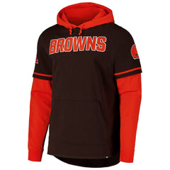 Cleveland Browns '47 Shortstop Pullover Hoodie Brown