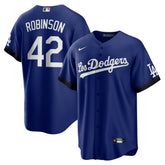 MLB Jackie Robinson Los Angeles Dodgers Nike City Connect Replica Player Jersey - Royal