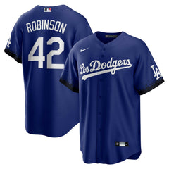 MLB Jackie Robinson Los Angeles Dodgers Nike City Connect Replica Player Jersey - Royal