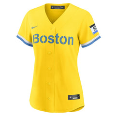 MLB David Ortiz Boston Red Sox Nike Women's City Connect Replica Player Jersey - Gold