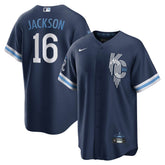 MLB Bo Jackson Kansas City Royals Nike City Connect Replica Player Jersey - Navy