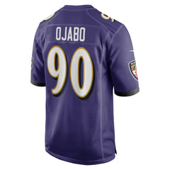 NFL David Ojabo Baltimore Ravens Player Game Jersey - Purple