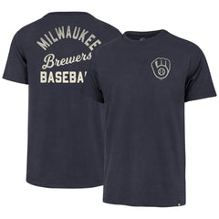 Milwaukee Brewers '47 Turn Back Franklin T-Shirt - Navy T-shirts