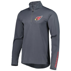 Arizona Cardinals MSX by Michael Strahan Half-Zip Pullover Charcoal