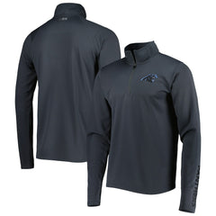 Carolina Panthers MSX by Michael Strahan Half-Zip Pullover Charcoal