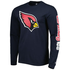 Arizona Cardinals Starter Halftime Long Sleeve T-Shirt Navy