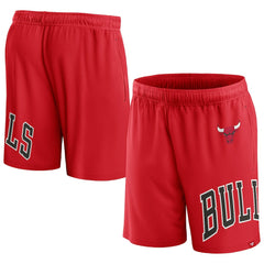 Chicago Bulls Free Throw Mesh Shorts Red