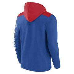 Philadelphia 76ers Skyhook Colorblock Full-Zip Hoodie Royal/Red