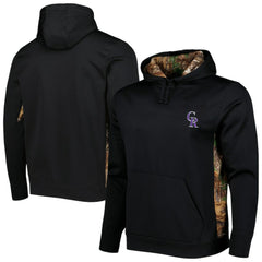Colorado Rockies Dunbrooke Ranger Pullover Hoodie - Black/Camo Hoodies
