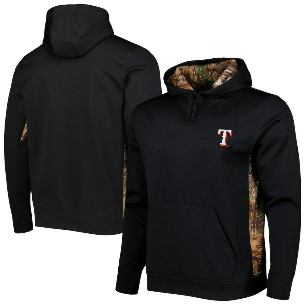 Texas Rangers Dunbrooke Ranger Pullover Hoodie - Black/Camo Hoodies