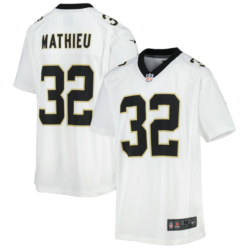 NFL Tyrann Mathieu New Orleans Saints Youth Game Jersey - White
