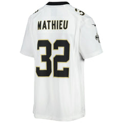 NFL Tyrann Mathieu New Orleans Saints Youth Game Jersey - White