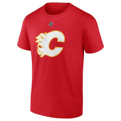 NHL Matthew Tkachuk Calgary Flames Fanatics Authentic Stack Name & Number T-Shirt - Red