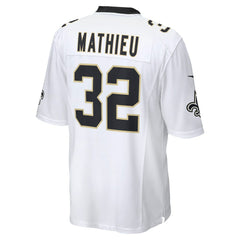 NFL Tyrann Mathieu New Orleans Saints Game Jersey - White