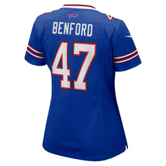 NFL Christian Benford Buffalo Bills Women's Game Jersey - Royal