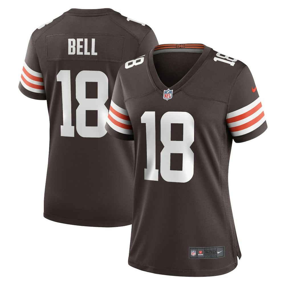 NFL David Bell Cleveland Browns Women's Game Jersey - Brown