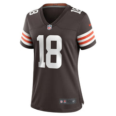 NFL David Bell Cleveland Browns Women's Game Jersey - Brown