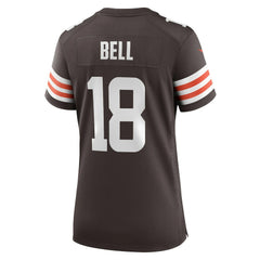 NFL David Bell Cleveland Browns Women's Game Jersey - Brown