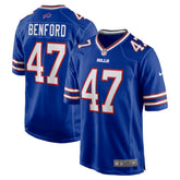 Christian Benford Buffalo Bills Game Jersey Royal
