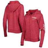Arizona Cardinals New Era Women's Reverse Full-Zip Hoodie Cardinal
