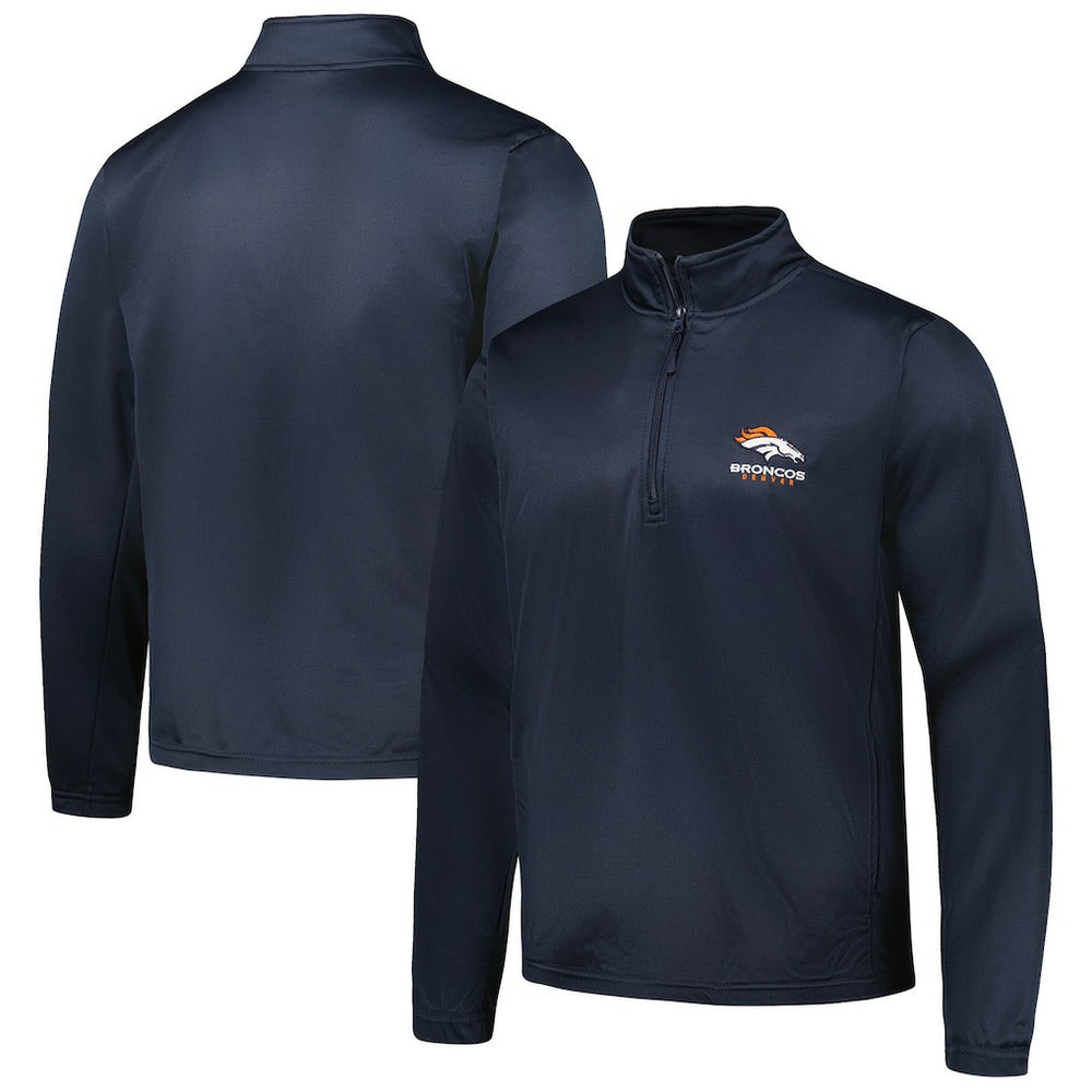 Denver Broncos Dunbrooke All-Star Tech Quarter-Zip Top Navy