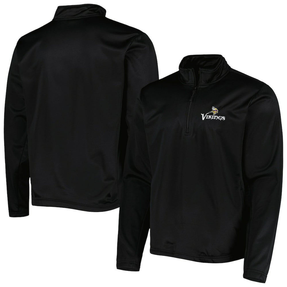 Minnesota Vikings Dunbrooke All-Star Tech Quarter-Zip Top Black