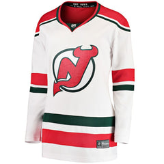NHL New Jersey Devils Fanatics Women's Alternate Breakaway Jersey - White