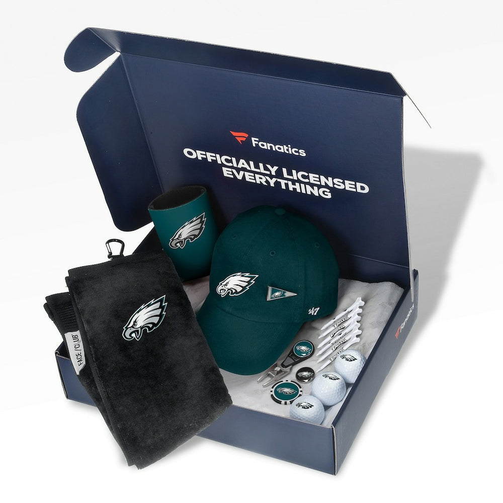 Philadelphia Eagles Pack Golf-Themed Gift Box $105+ Value