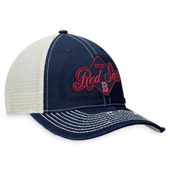 Boston Red Sox Fanatics Heritage Trucker Snapback Hat - Navy Hats